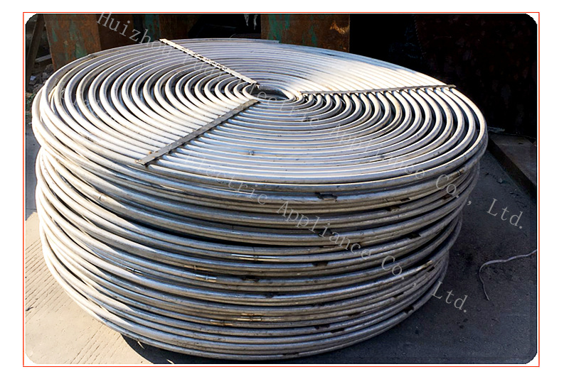 钛合金蛇形管翅片管钛蛇形蒸发器钛弯管换热器冷却盘管钛热交换器