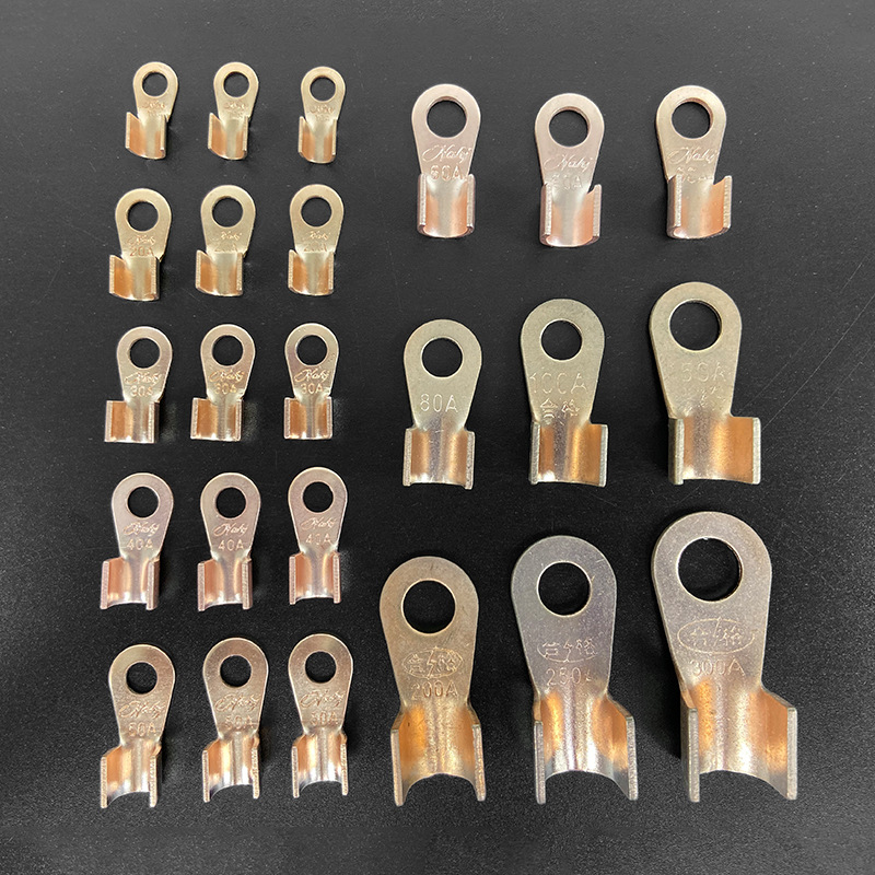 铜鼻子 铜接线端子 电缆铜接线鼻子高压铜线耳电力金具