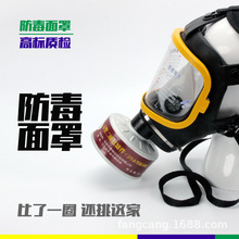 防护面具喷漆农药化工装修 防甲醛消防工业硅胶罩