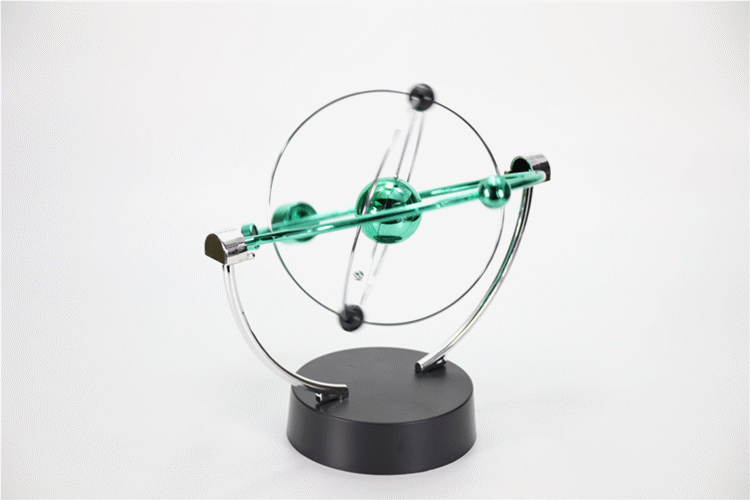 永动仪摆件 混沌摆旋转摇摆器磁悬浮天体轨道永动机办公桌装饰品