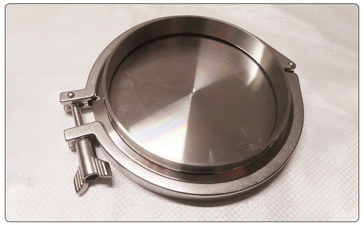 厂家直供304不锈钢盲板套装 快装盲板管件 接头盲板垫卡箍套装