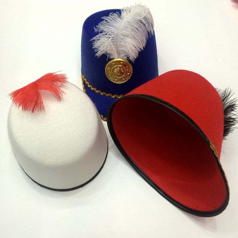 乐队礼仪鼓手帽外贸出口军人军官长官帽子外贸出口各类表演出帽子