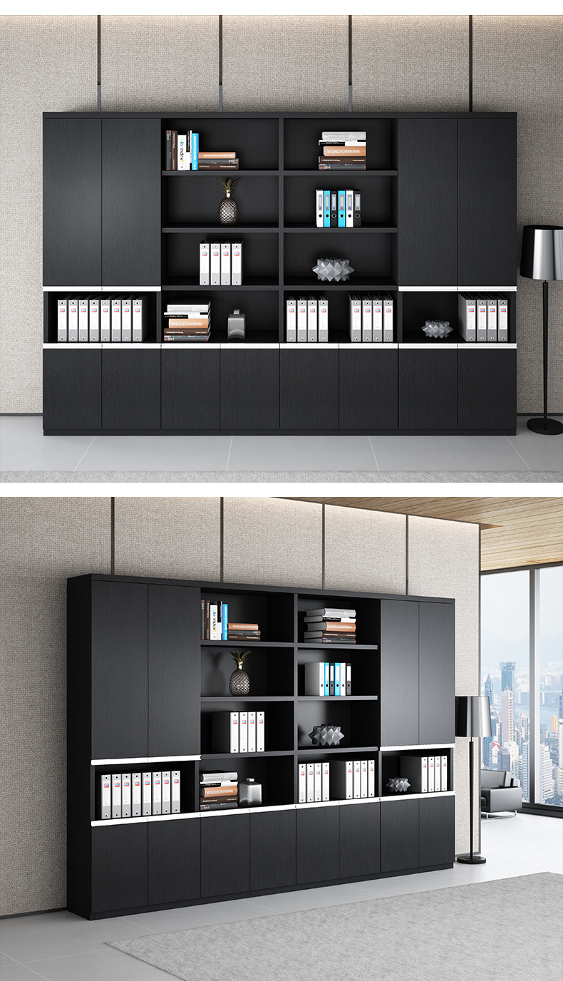 办公家具文件柜资料柜木质档案柜办公室书柜组合背景柜储物柜