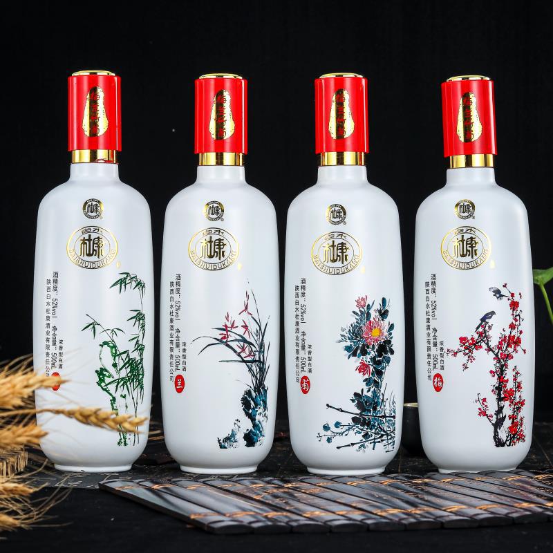 梅兰竹菊收藏酒4瓶装图片