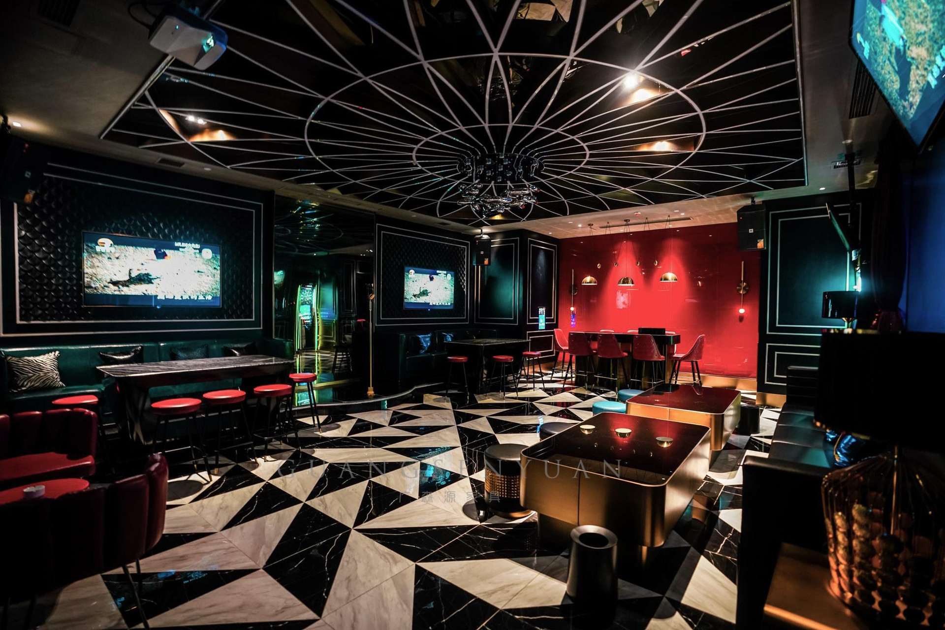 ktv沙发定制 酒吧会所包厢u型卡座沙发定制 餐厅l型沙发卡座家具