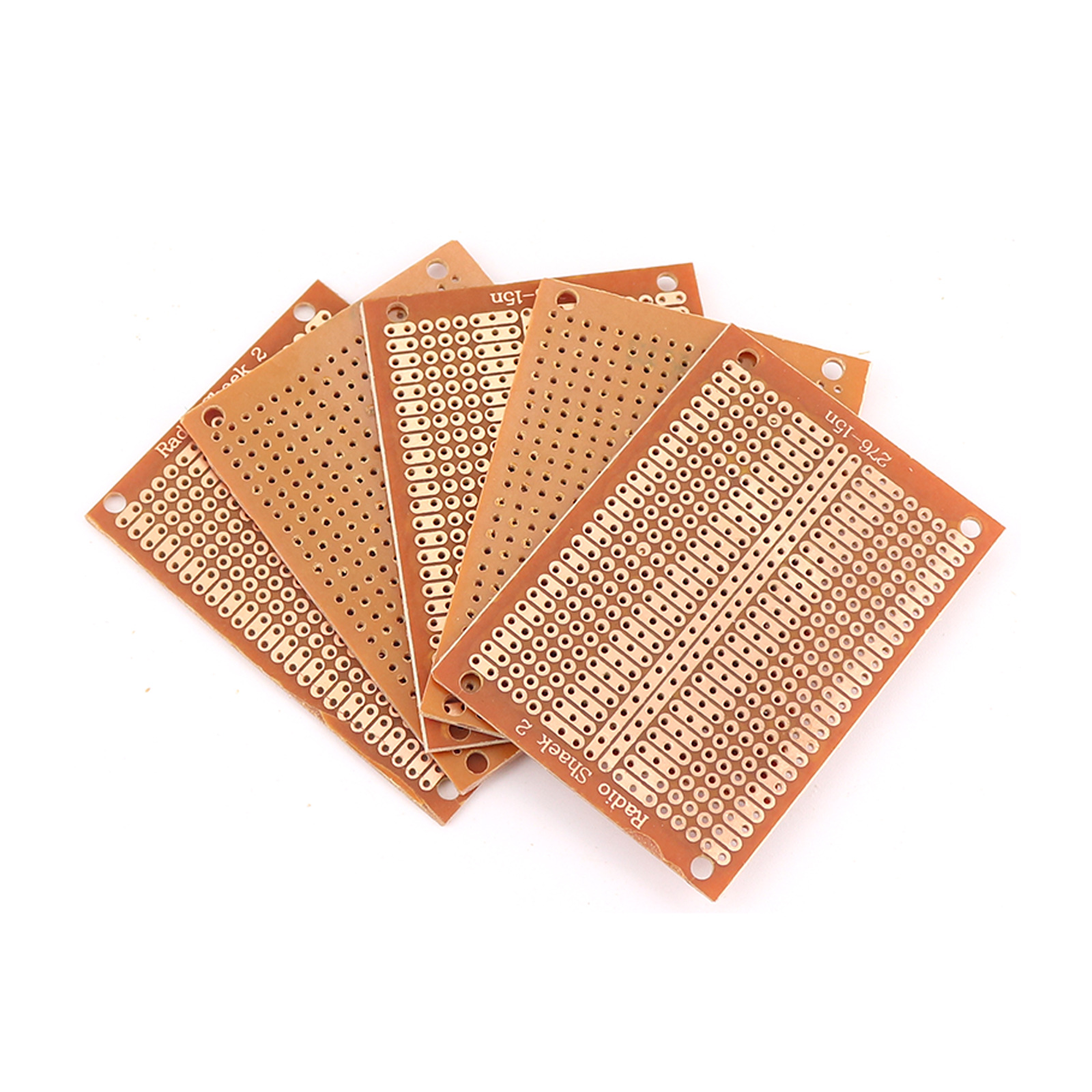 新品万能洞洞板电木板连线两连孔三连孔连线单孔电路板综合板57