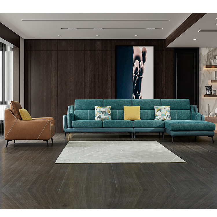 现代极简格调优质科技布沙发 时尚沙发舒适回弹