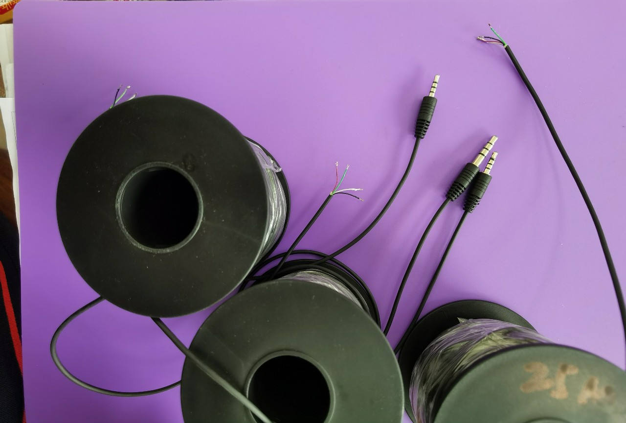 5四级插头可视线1.8mm可视锚鱼线3.5四级可视探鱼线水下线