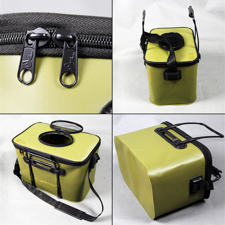 批发钓箱钓鱼桶可折叠 水桶海钓活鱼桶