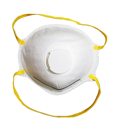 厂家直销带成人呼吸阀杯型头戴式防尘一次性日用防颗粒口罩kn95