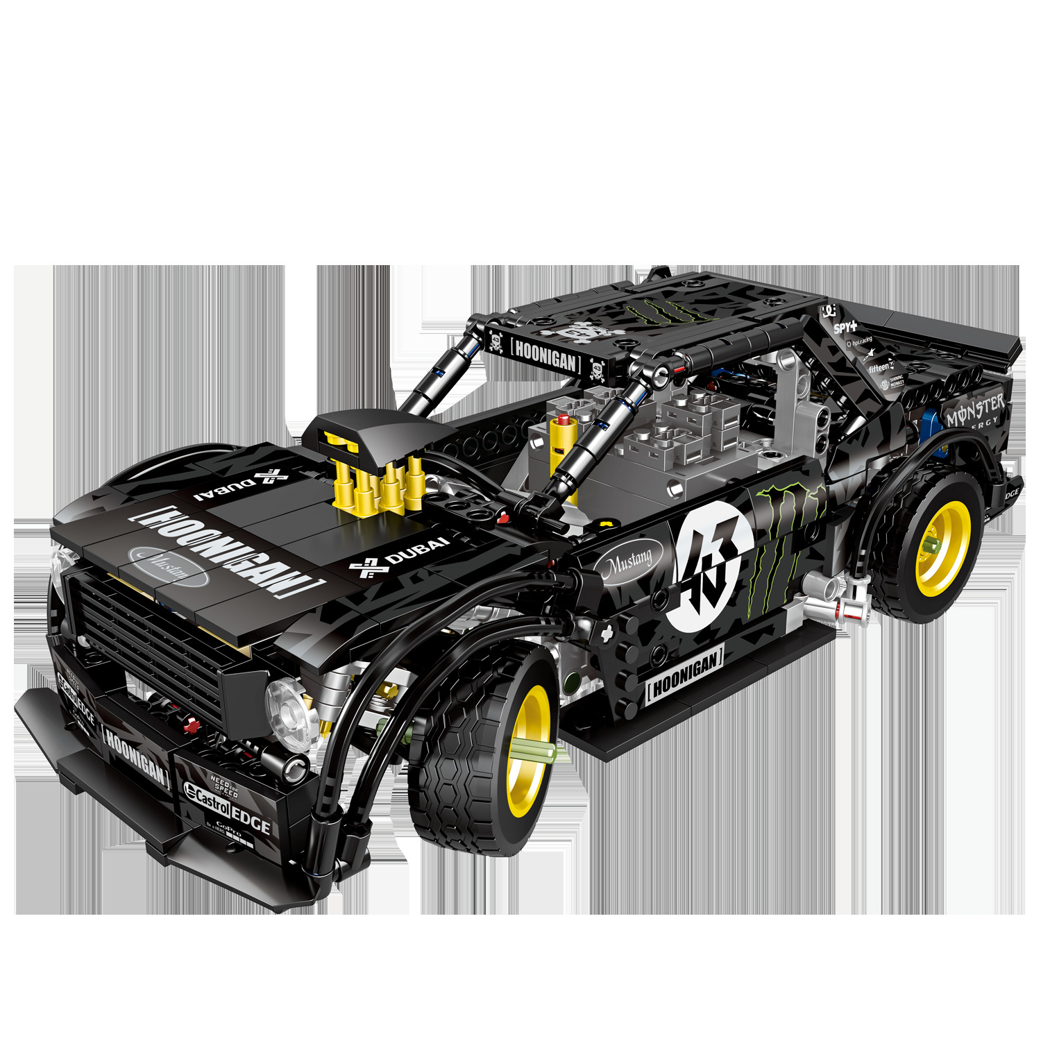 兼容乐高模型电动遥控飘移赛车拼装积木小颗粒6002小学生礼物玩具