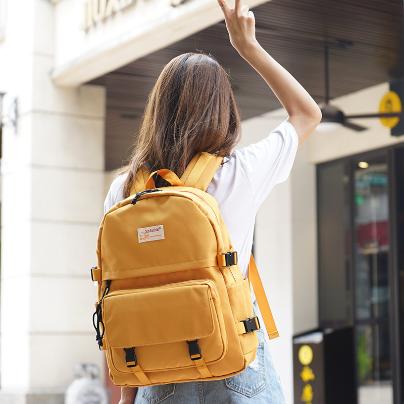 女包包2020年新款 15寸笔记本电脑包 双肩背包男女 学生书包