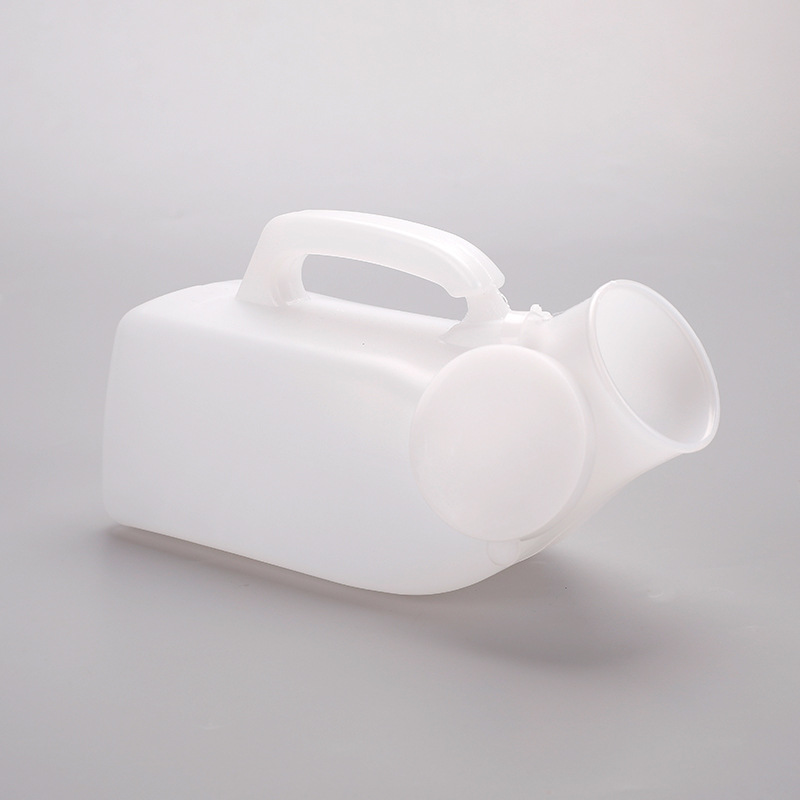 老人男尿壶带盖