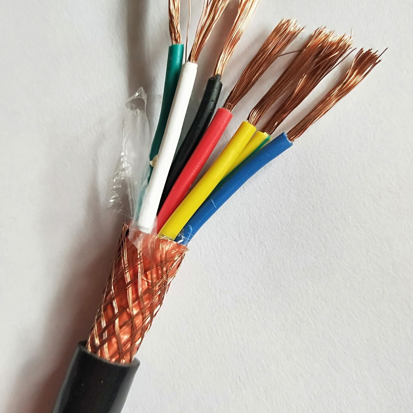 纯铜rvvp控制屏蔽线缆软护套线多芯1.52.5 0.5 46平方信号电源线