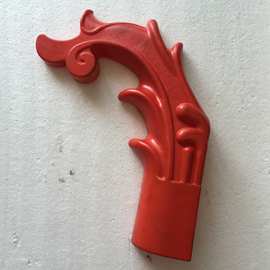 厂家定制飞檐翘角房檐模具 仿古瓦围模具 墙檐树脂瓦等注塑模具
