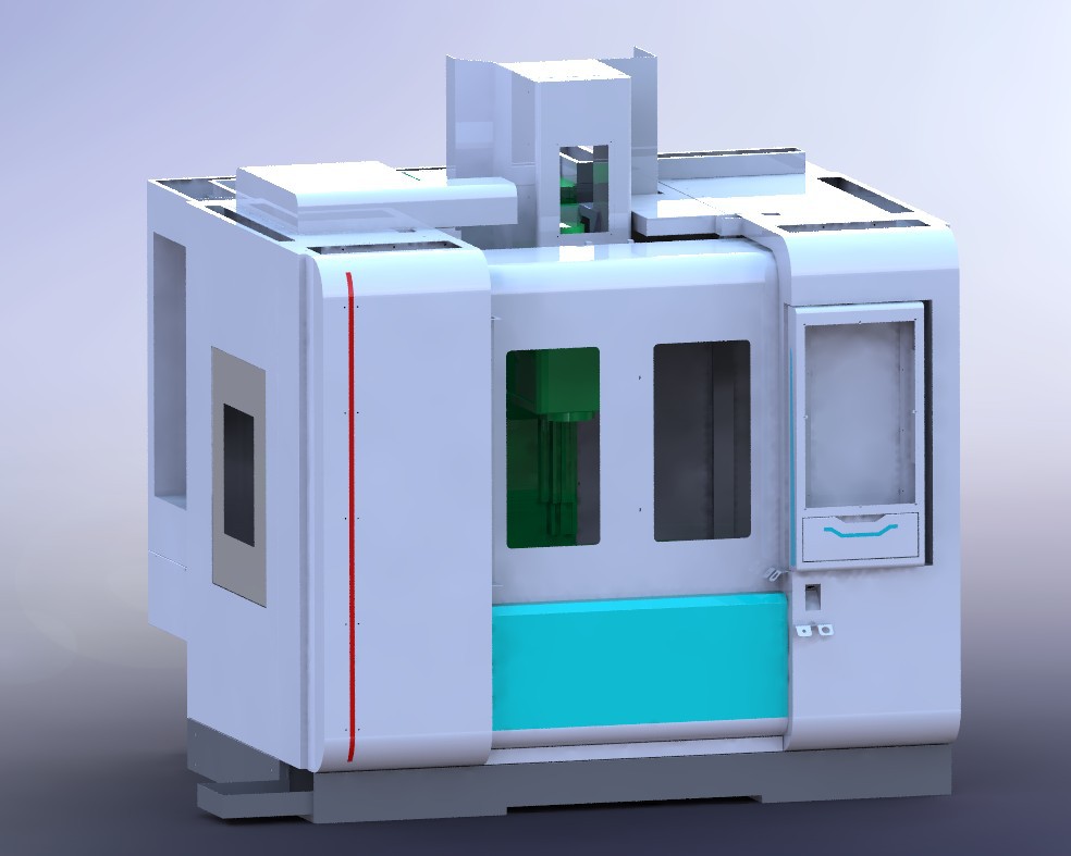 公司专业设计生产数控机床钣金外壳数控机械外壳链板式排屑机