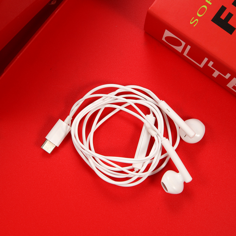 适用于huawei/华为cm33手机耳机type-c接口p20p30pro荣耀20入耳式