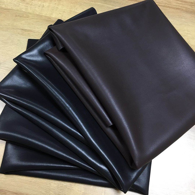 现货黑色白色荔枝纹纳帕纹鞋面用超纤皮面料