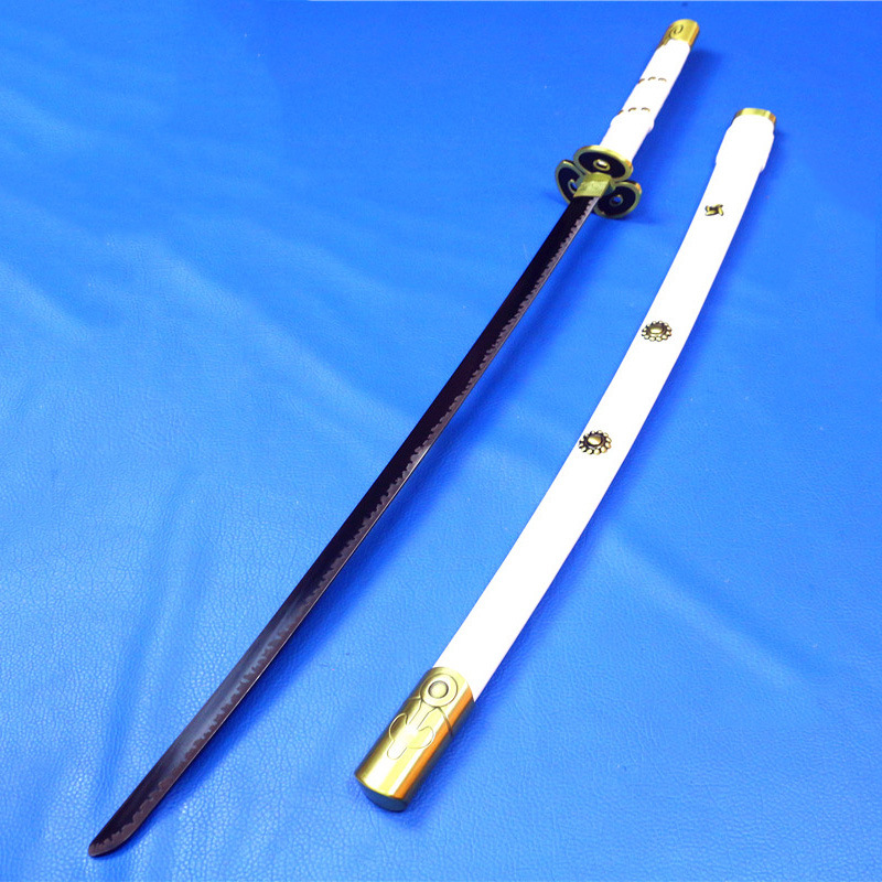 日本动漫刀剑cosplay道具太刀海贼王索隆刀天羽羽斩木质未开刃