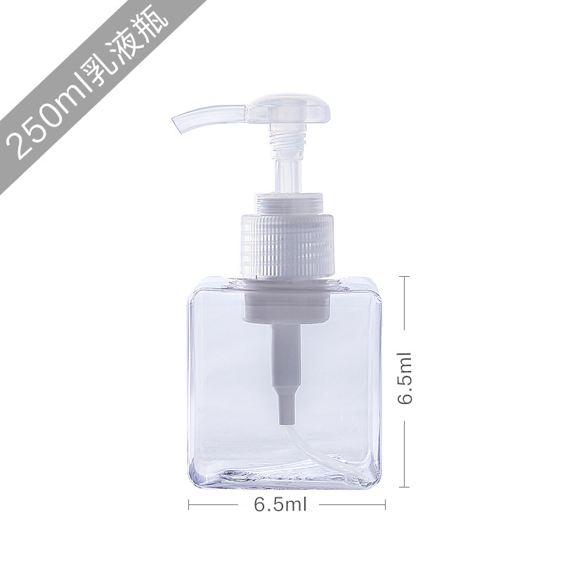 Transparent Sannitizer Replacement Bottle Lotion Pump Storage Bottle Push-down Foam Pump Bottle Hand Sanitizer Bottle Hotel