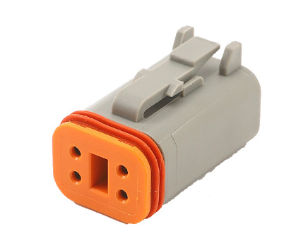 德驰deutsch ip级汽车防水连接器 dt06-4s电子原件插件 直销