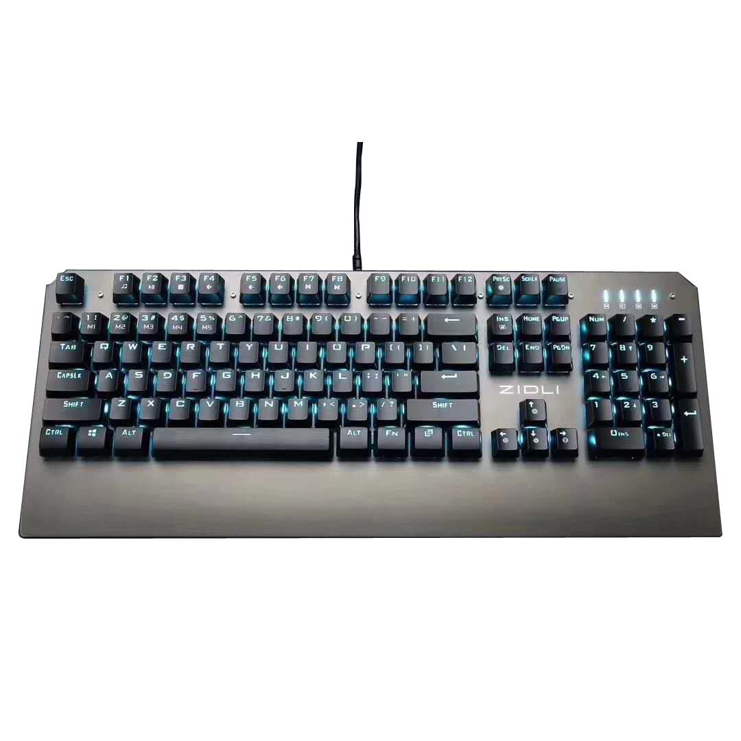 zidli磁动力zk5机械光轴键盘防尘防水网吧网咖吃鸡游戏cf电竞键盘