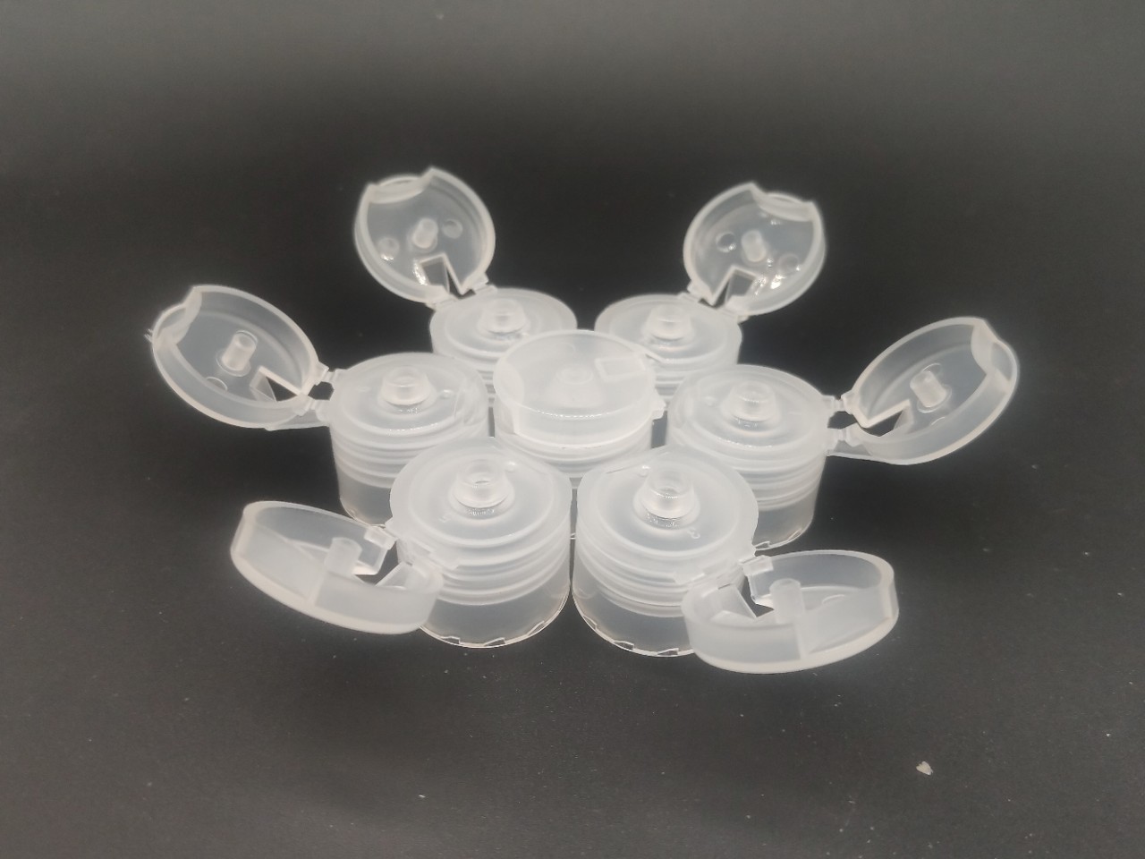 24口翻盖洗衣液瓶盖 酒精洗洁精瓶盖pp塑料瓶24牙盖子