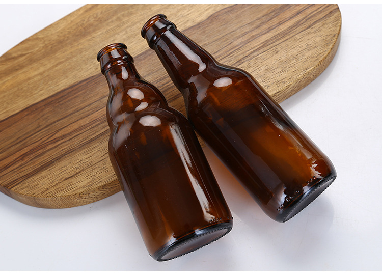 批发500ml棕色空啤酒瓶酿酒新款玻璃酒瓶330ml汽水玻璃饮料瓶