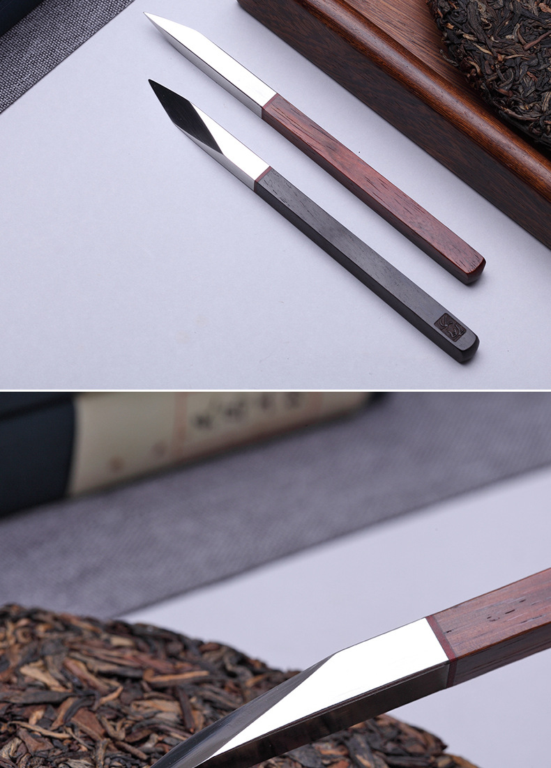 紫光檀精品四方茶刀是否有专利否尺寸见详情风格新中式是否跨境出口