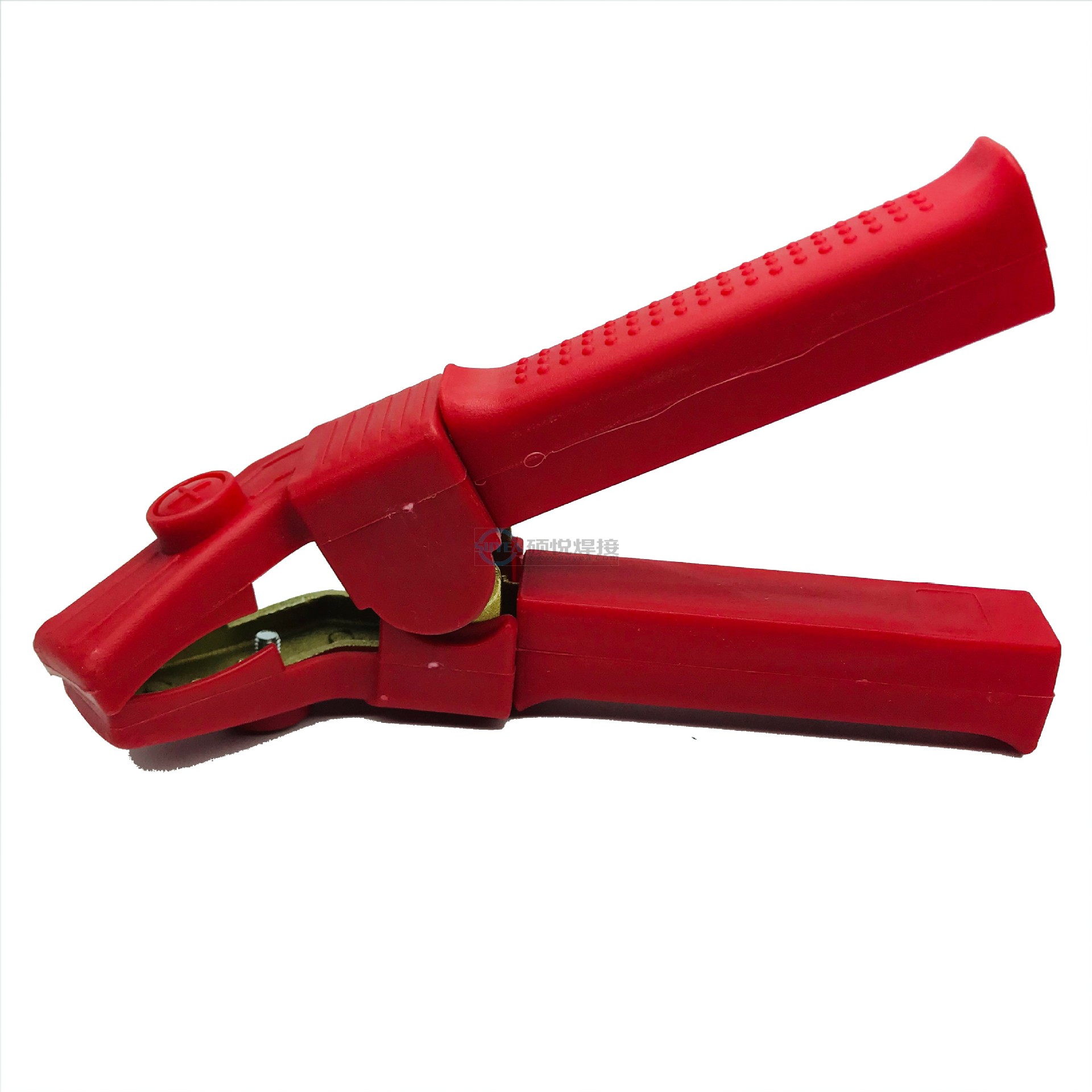 纯铜电瓶充电夹子加厚汽车电瓶夹子搭电夹接地线夹批发大号铜卡子