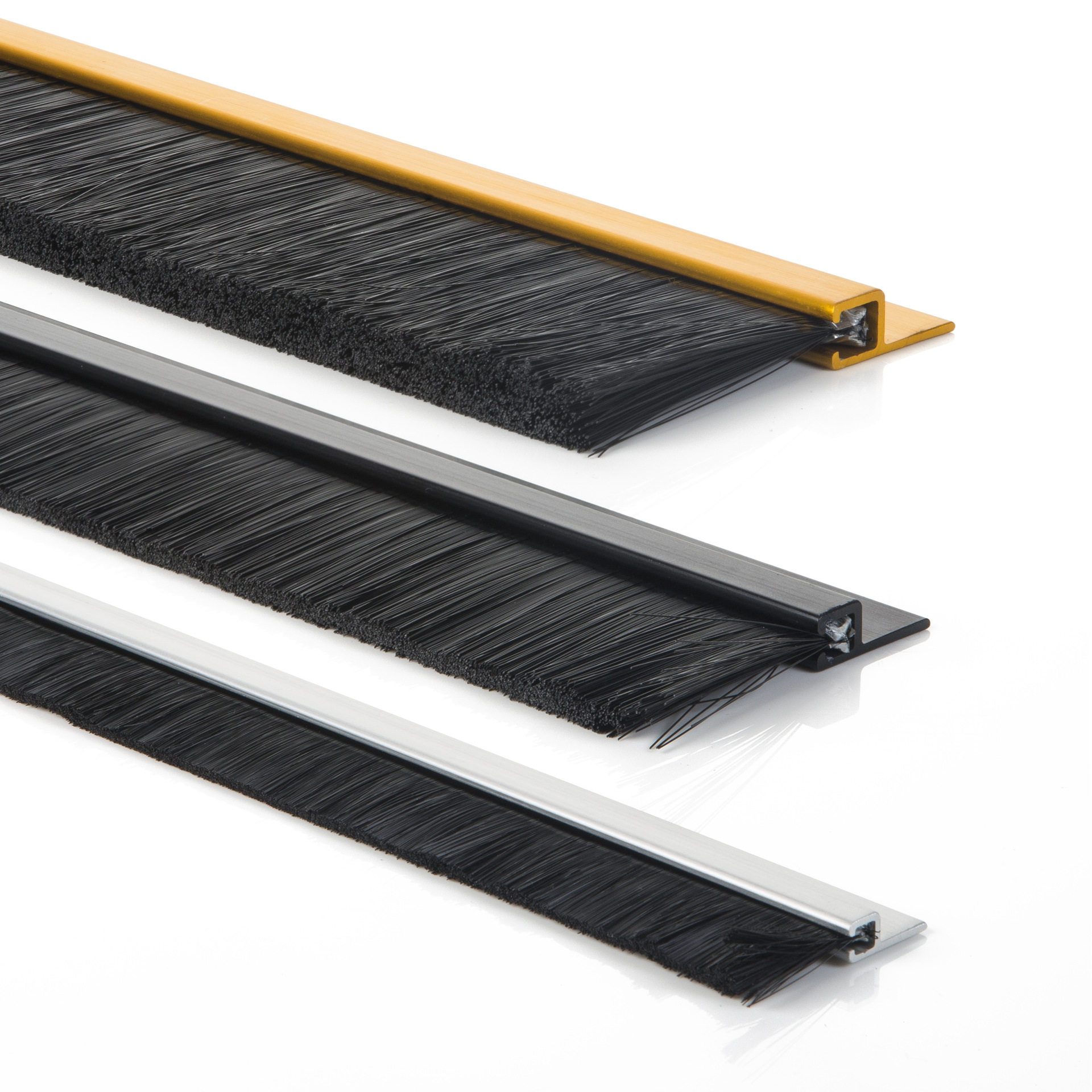 工厂直销铝合金毛条刷门窗门底密封条刷工业机械防静电密封条刷