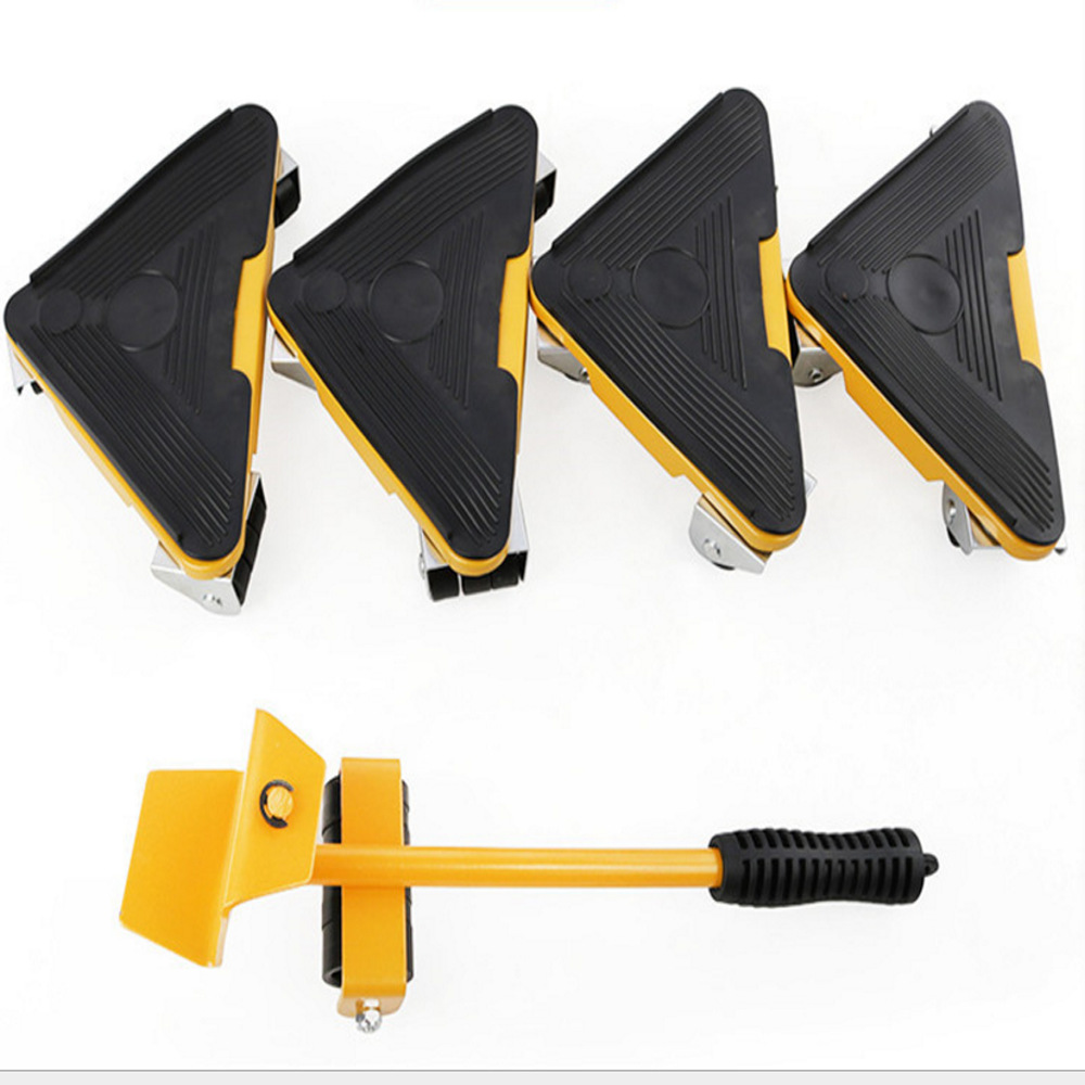 跨境搬家重物家具移动器重型搬运利器家用工具万向轮滑轮移物挪床