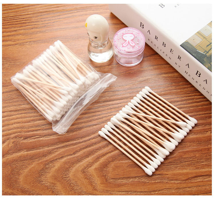 100根双头一次性棉签掏耳朵棉花棒棉签棒卸妆化妆卫生掏耳棉棒棉