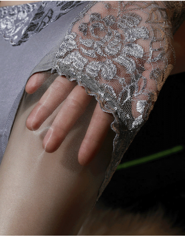 厂家直供 1d超薄油亮丝袜内裤一体袜性感情趣蕾丝开裆免脱连裤袜