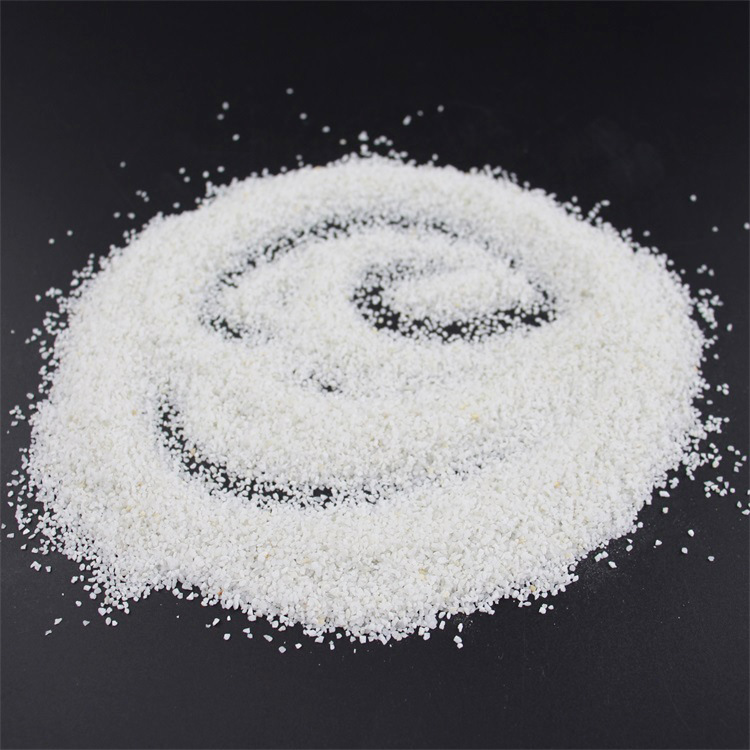 厂家直销质感圆砂真石漆用圆粒砂环氧地坪用无尘超白圆周粒石英砂