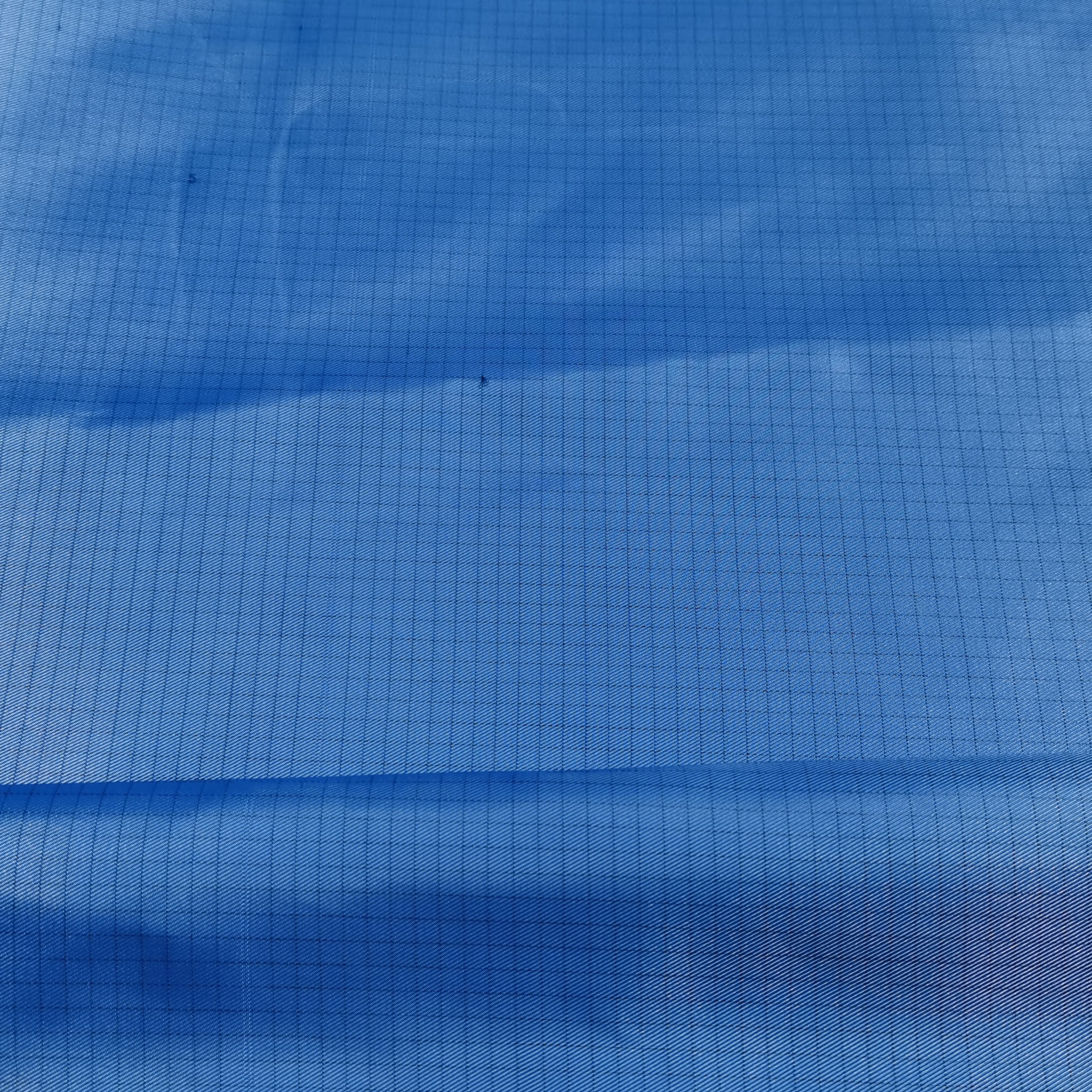 防尘车间防护服隔离衣面料 75d防静电布料厂家直销涤纶导电布