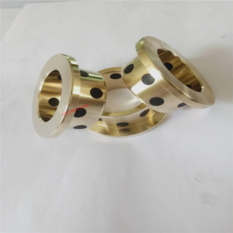 jdb固体镶嵌石墨自润滑含油轴承/无油衬套/石墨铜套jfb2020