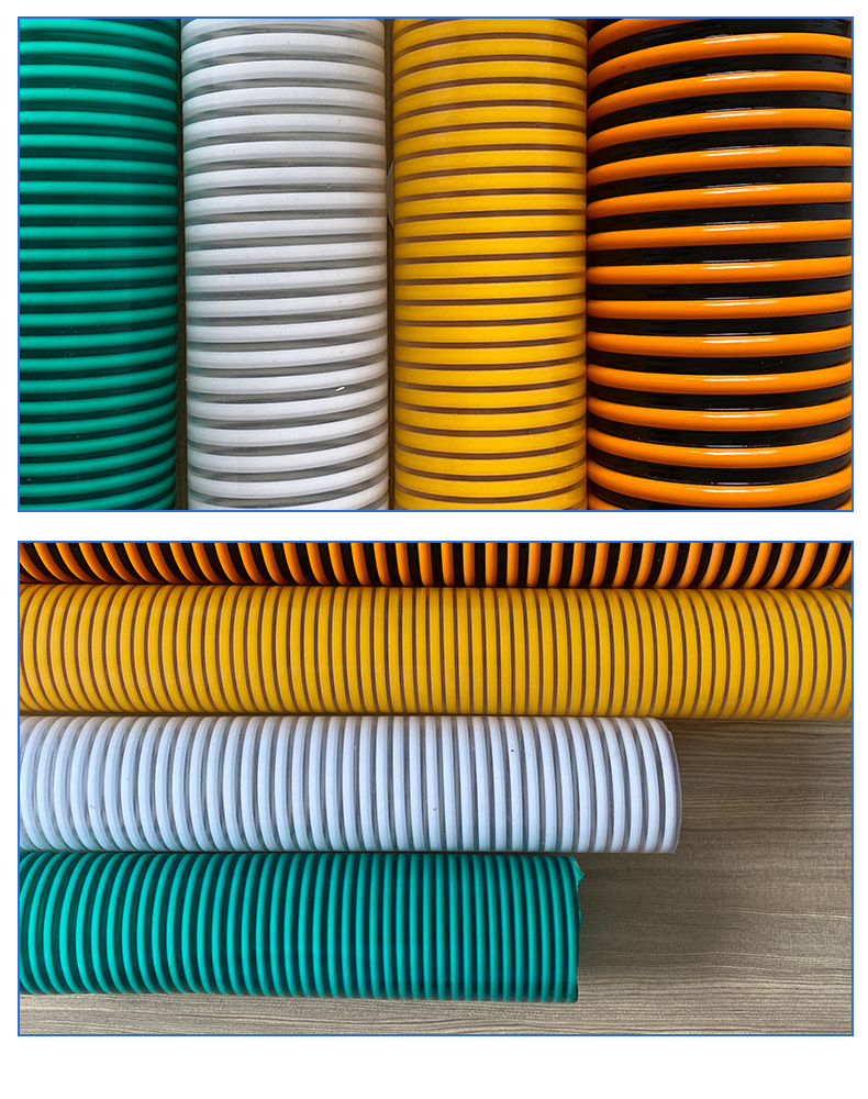 厂家自营pvc塑筋螺旋通风管穿线管塑筋螺旋管高韧性耐磨抗压通风