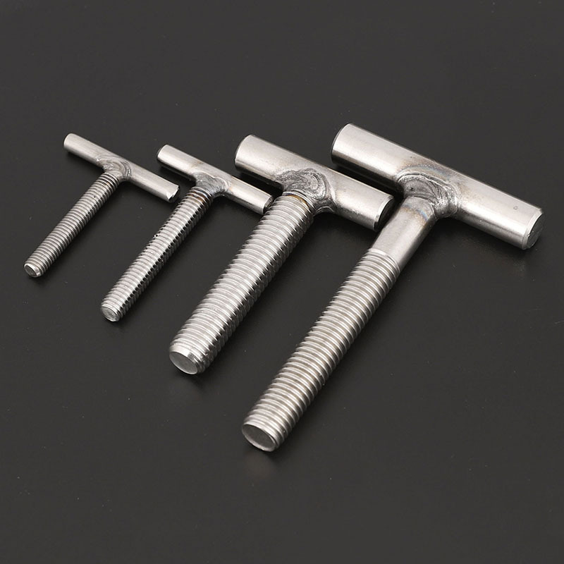 #304 Stainless Steel T-Type Screw Cylindrical Welding Nail Type Screw Welding Screw Bolt