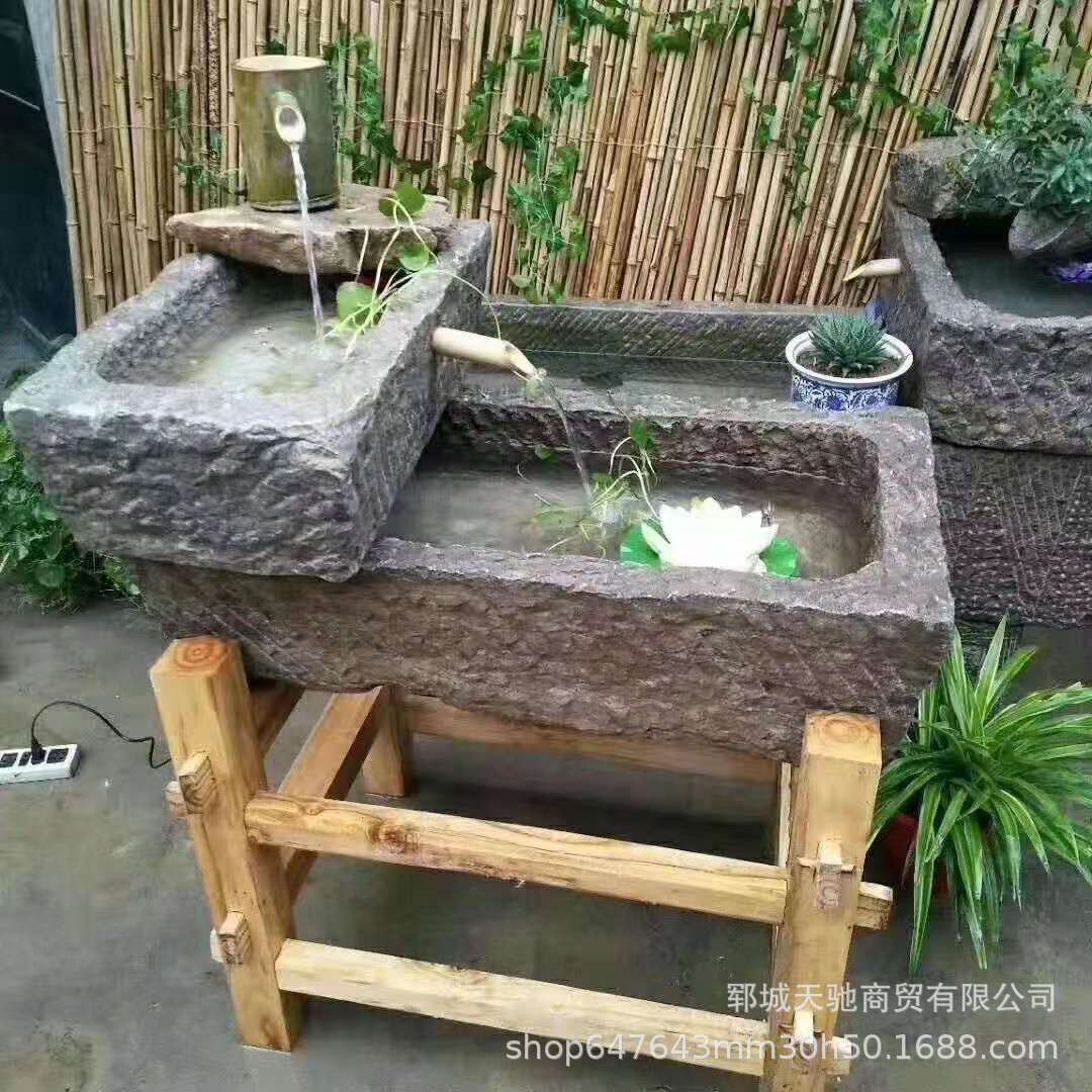 山西古建砌墙老石块园林景区垒墙老石块民间老门枕切片