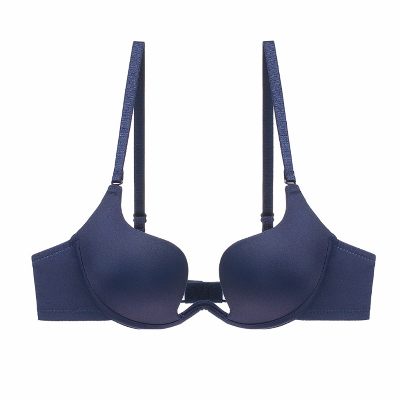 U-shaped Gathering Low Cut Invisible Bra