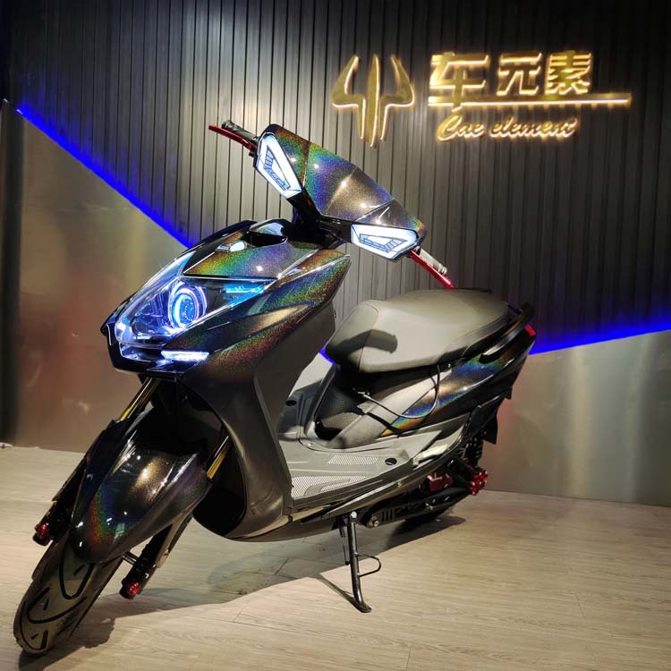 gs三阳四代目电摩劲战72v144车架油改电酷车三代目电动车改装定制