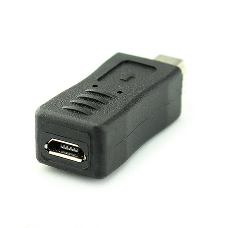 0 mini b公对转micro b母 v3/v8公对母 转接头黑色-阿里巴巴