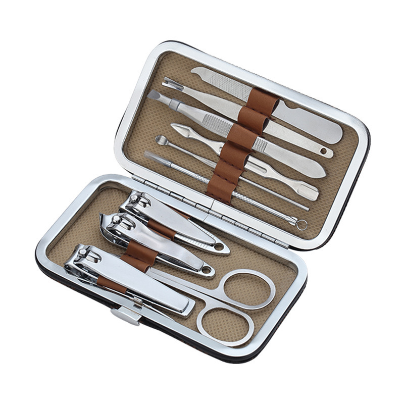 美甲修甲工具套装 12件套指甲刀家用 修剪指甲刀大号指甲钳套装