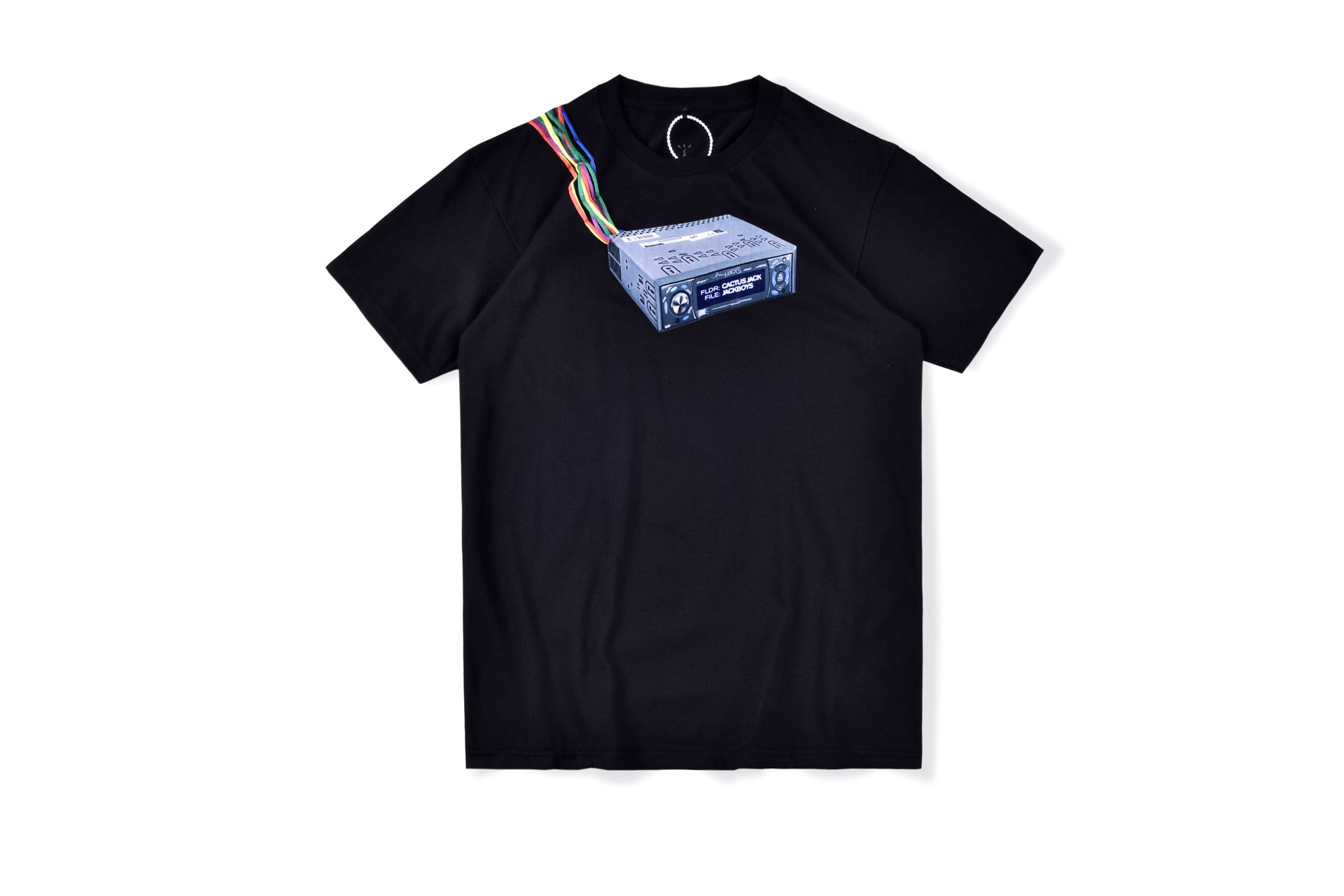 欧美街头潮牌嘻哈t恤男宽松travis scott cactus jack印花短袖ins