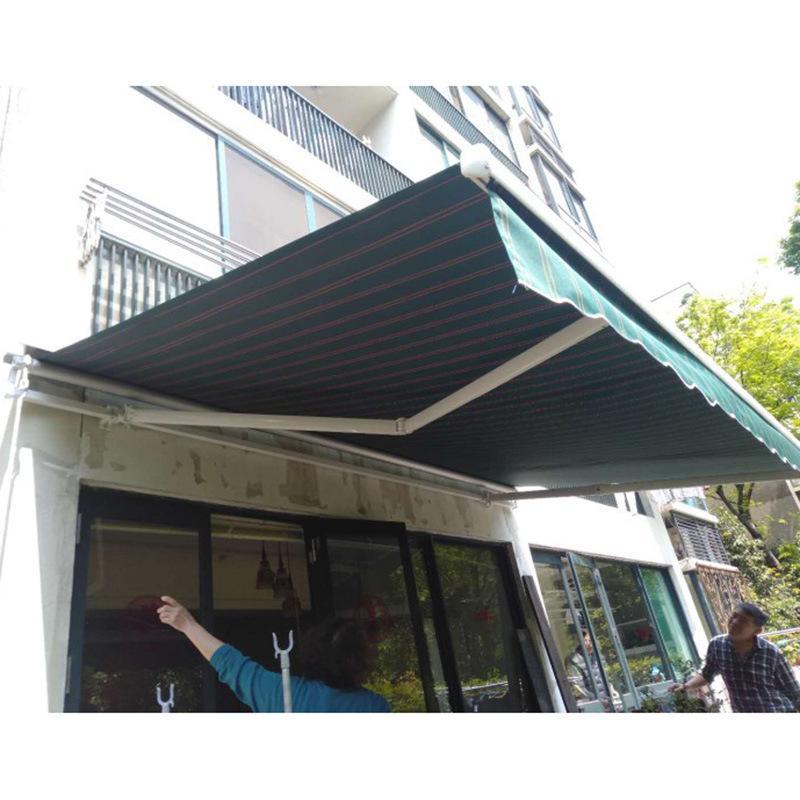 自动伸缩式遮阳棚 首饰店电动条纹收缩遮雨棚遮阳棚 厂家供应定制