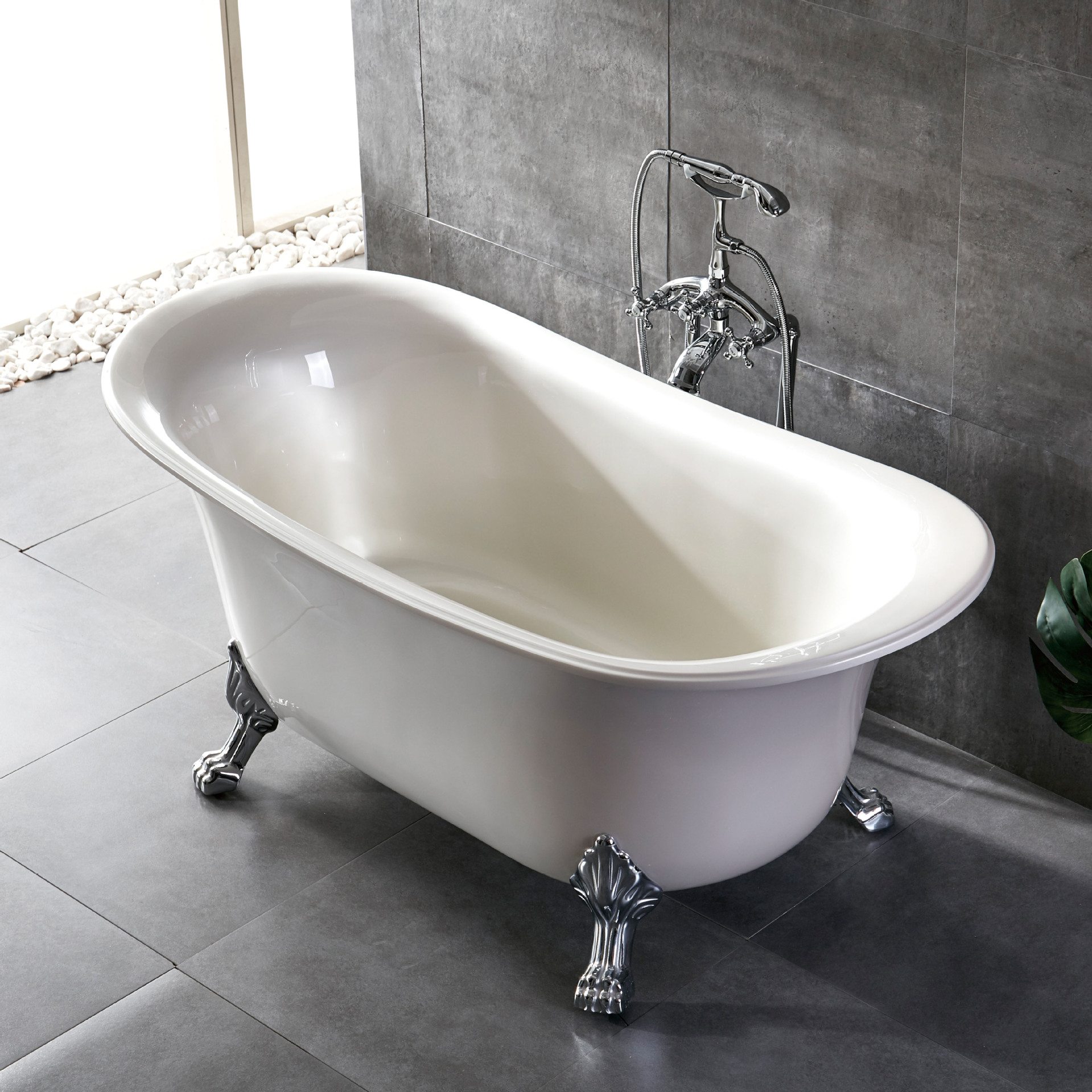 法标亚克力高端欧式古典贵妃浴缸酒店家用浴盆独立式厂家直供