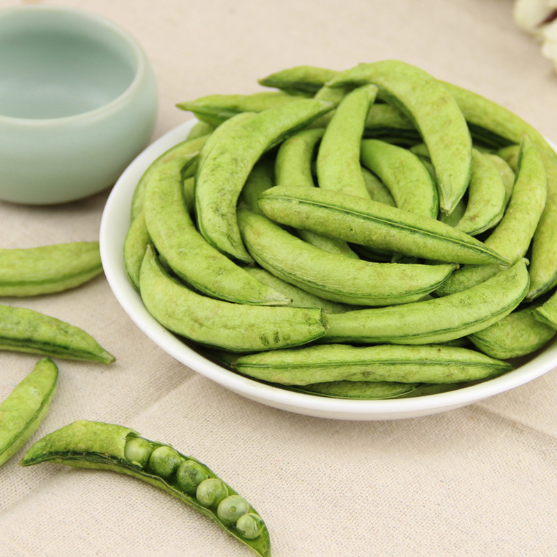 福香源甜豌豆脆500g大包装脱水蔬菜干即食青豆零食酥脆散装批发