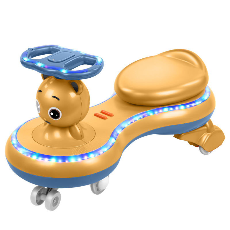 儿童卡通扭扭车防侧翻静音万向轮大人可坐1-3-6岁宝宝滑行溜溜车