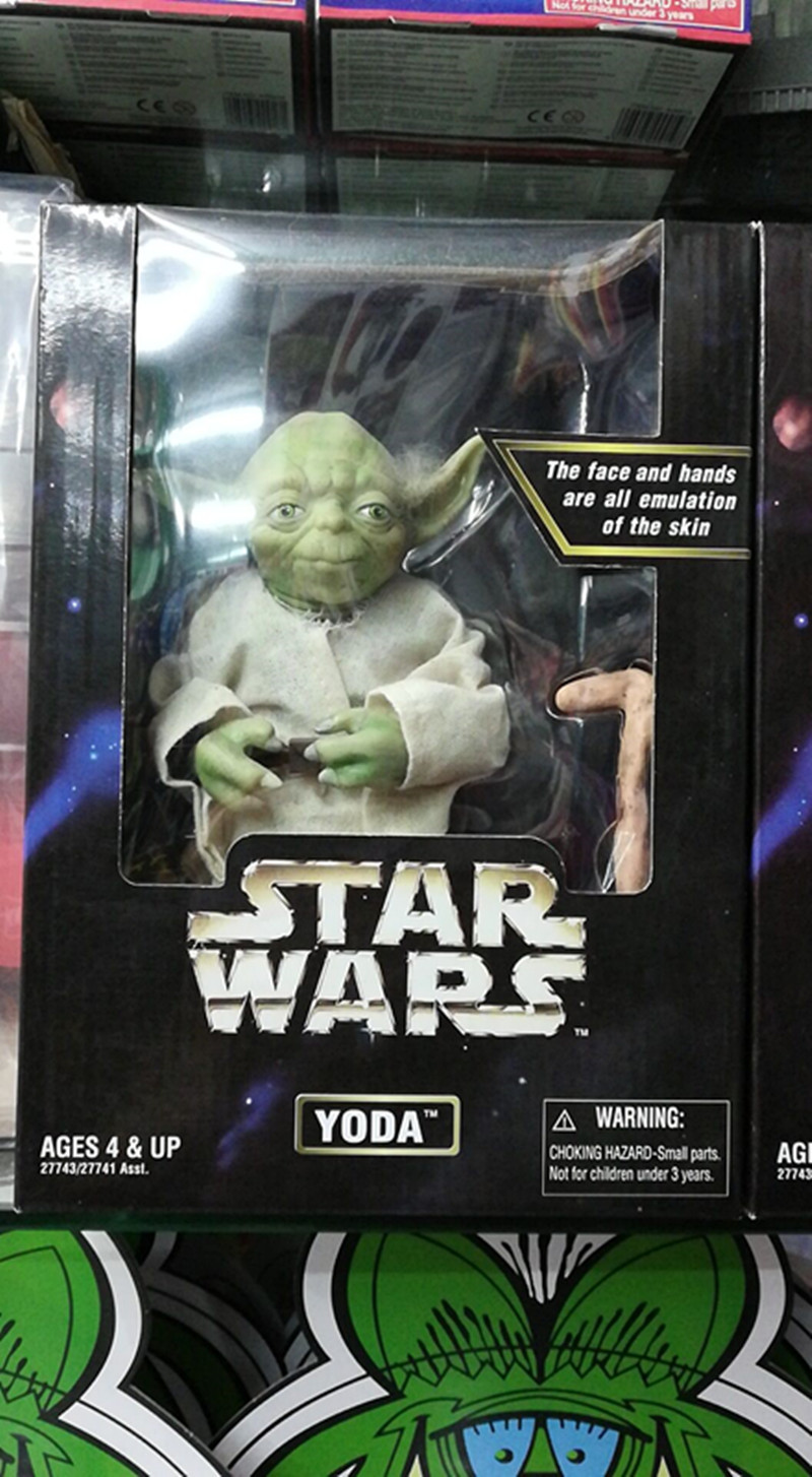 星球 尤达大师 12/18cm真衣服 原力觉醒 袋装模型手办